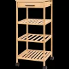 Bamboe trolley 33 x 33 x 73,5 cm | Action NL