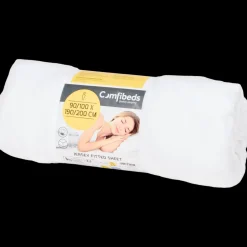 Comfibeds jersey hoeslaken wit 90 x 200 x 25 cm | Action NL