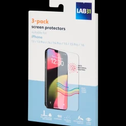 Lab31 screenprotectors Apple Transparant | Action NL