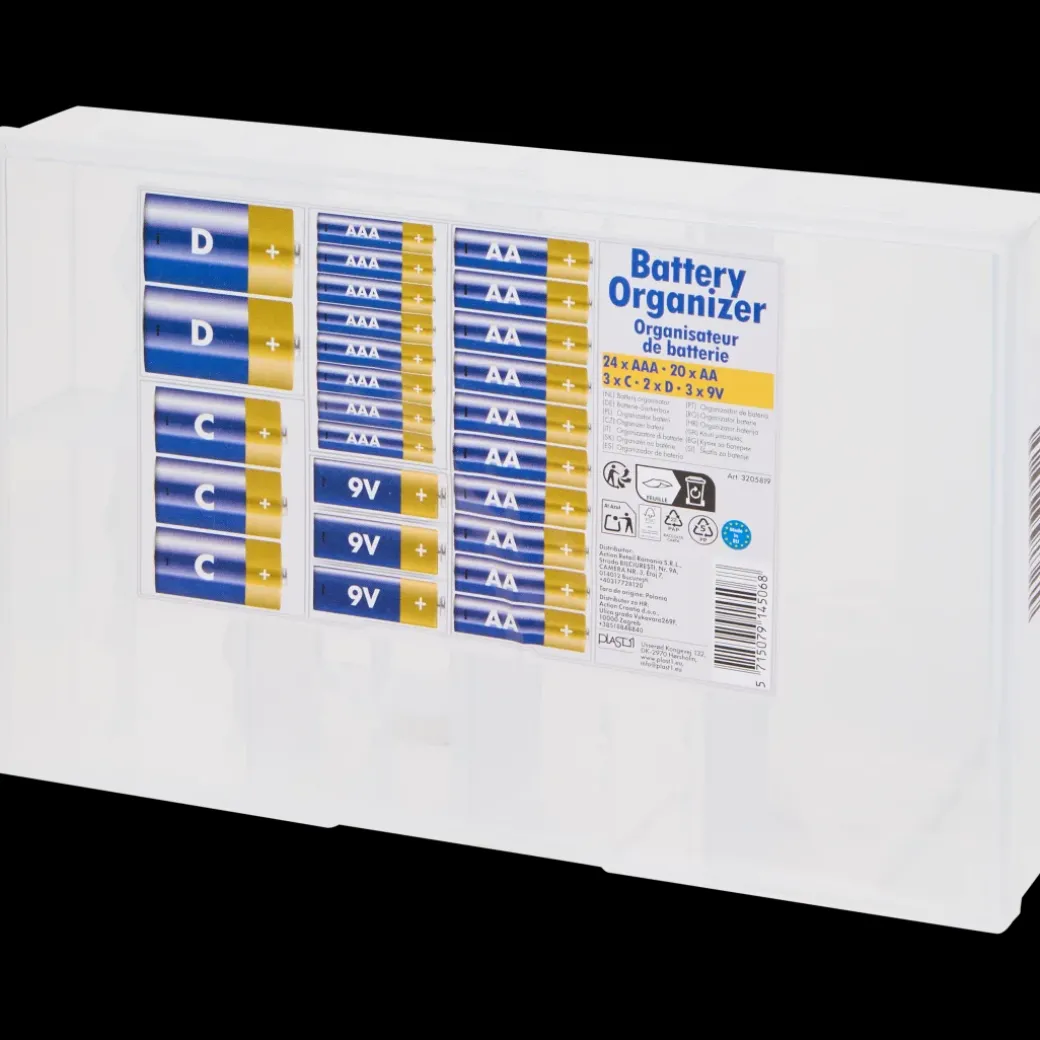 Plast1 batterijen-opbergdoos | Action NL