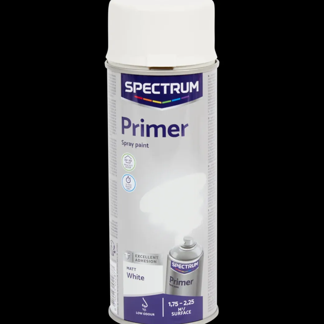Spectrum primer spuitverf mat wit Wit 400 ml | Action NL
